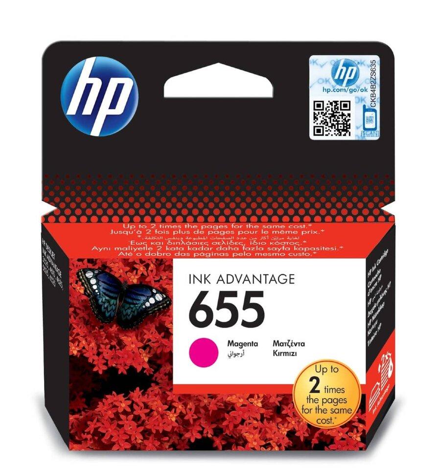 Картридж HP 655 Magenta для DeskJet 3525/4615/4625/5525/6525 CZ111AE