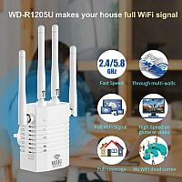 1200 Мбит/с Wi-Fi ретранслятор 2,4 ГГц 5,8 ГГц Wi-Fi расширитель диапазона  УСИЛИТЕЛЬ WI-FI REPEATER/ROUTER/A, фото 1