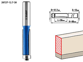 Фреза кромочная с нижним подшипником, ЗУБР 12.7x38мм, хвостовик 12мм