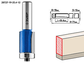 Фреза кромочная с нижним подшипником, ЗУБР 19x25.4мм, хвостовик 12мм, фото 2