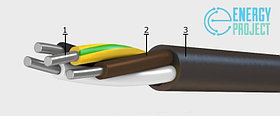 Кабель АсВВГнгLS 5х25