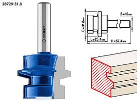 Фреза комбинированная универсальная, ЗУБР 31,8x26мм, хвостовик 12мм