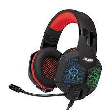 Гарнитура SVEN AP-U988MV, 20Hz-20kHz, 32 Om, 108dB, mic 30Hz-16kHz, 2.2m, Black-Red, фото 1