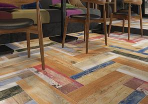 Керамогранит под дерево 18,5x60 - Колорвуд | Colorwood многоцветный, фото 5