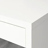 MICKE МИККЕ Письменный стол, белый 73x50 см, фото 8