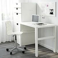 PÅHL ПОЛЬ Письменный стол, белый 96x58 см, фото 3