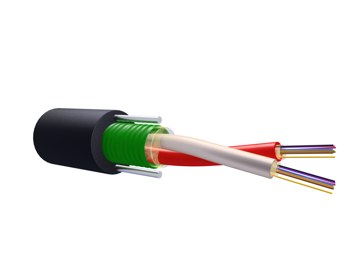 Оптический кабель для прокладки в канализацию ОКСЛ-М2П-А16-2.5 (волокно Corning)