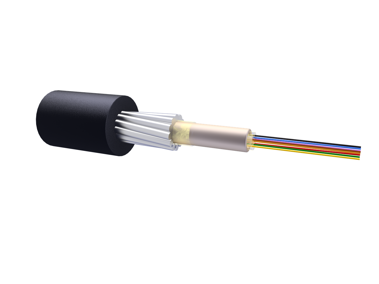 Оптический кабель для прокладки в грунт ОКБ-Т-А12-6.0 (волокно Corning США)
