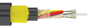 Оптический кабель ОКА-М6П-А2-4.0 подвесной самонесущий (волокно Corning США)