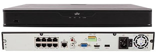 NVR302-08S-P8 - 8-ми канальный сетевой видеорегистратор с поддержкой записи 8MP, 2 SATA-интерфейсами и 8-ю