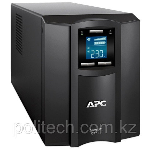 Источник бесперебойного питания APC Smart-UPS C 1000, ЖК-экран, 230 В SMC1000I (Линейно-интерактивные,