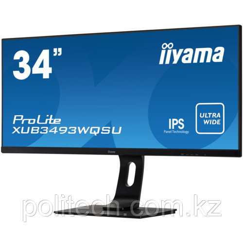Монитор Iiyama XUB3493WQSU-B1,[34" IPS, 3440x1440, 60 Гц, 4 мс, HDMI x2, DisplayPort]