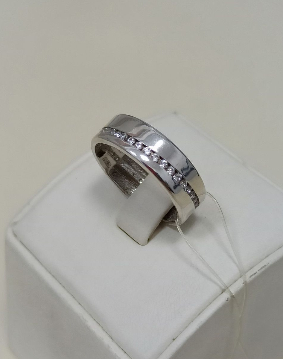 Обручальное кольцо /с фианитами 20 размер - фото 2 - id-p93497747