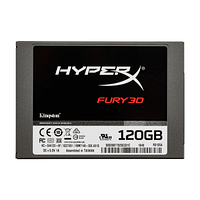 SSD накопитель Kingston HyperX Fury 3D 120 Gb, 2.5", SATA III