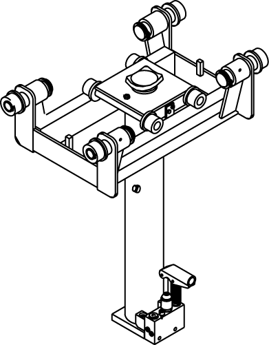 Подъемник канавный подвесной BLITZ GHL 30 (г/п 30 т, ход штока 800 мм) - фото 2 - id-p59012971