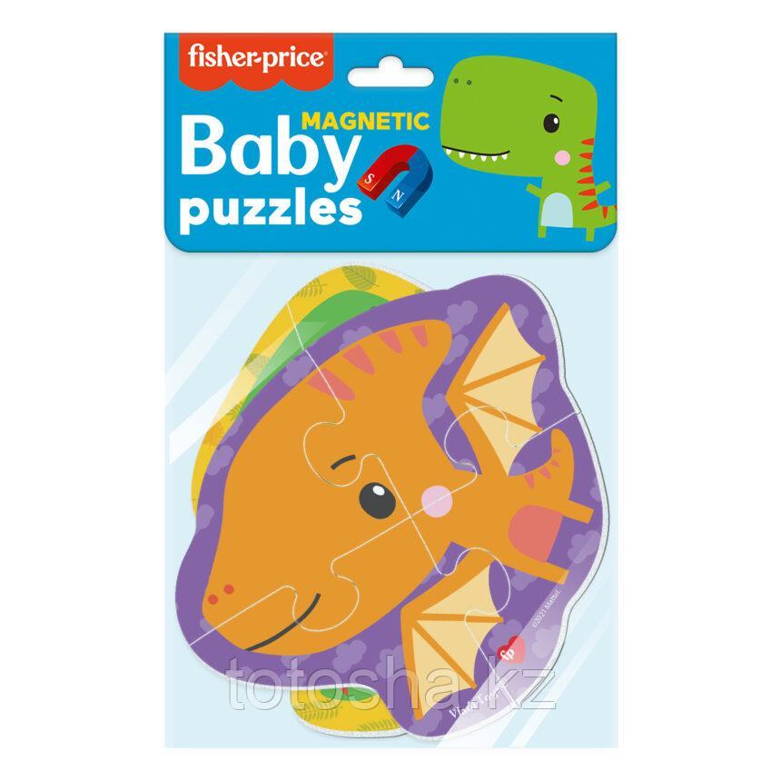 Магнитные беби пазлы Fisher Price «Динозаврики»