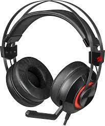 Гарнитура Redragon Talos, 20Hz-20kHz, 16 Om, 119dB, mic 20Hz-20kHz, 2m, Black-Red, фото 1