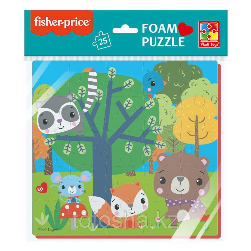 Мягкие пазлы Fisher Price «Лесные жители»