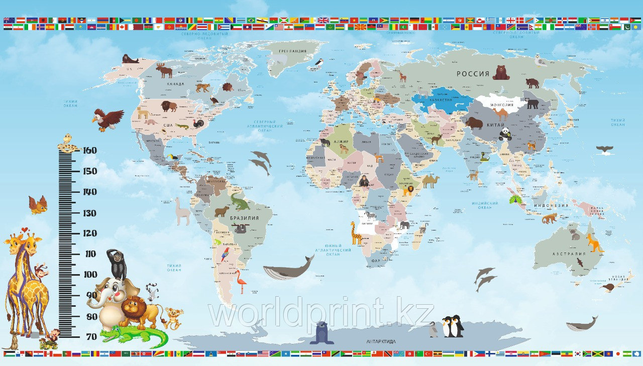 Фотообои карта мира - фото 8 - id-p90826009