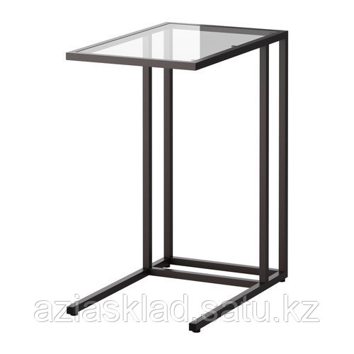 Письменный стол IKEA "Витшё" черно-коричневый