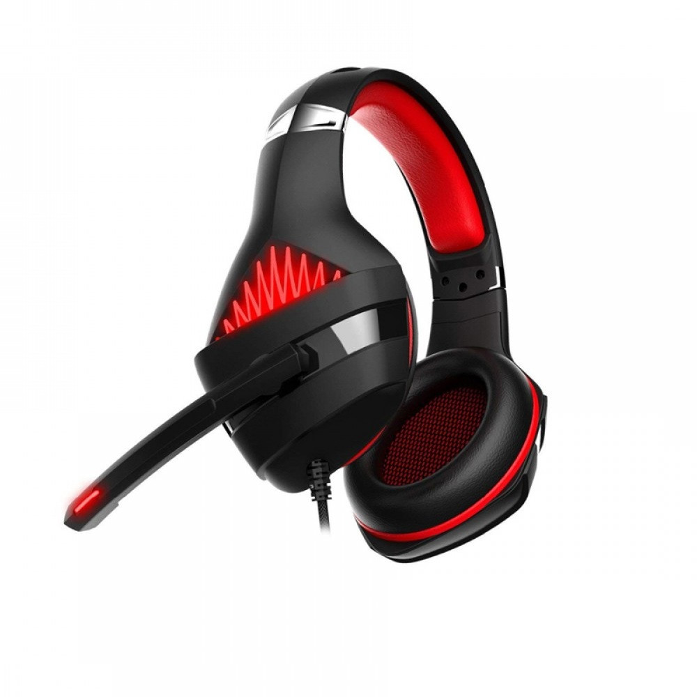 Гарнитура Microlab G6, 20Hz-20kHz, 20 Om, 98dB, 2.1m, LED, Black-Red, фото 1