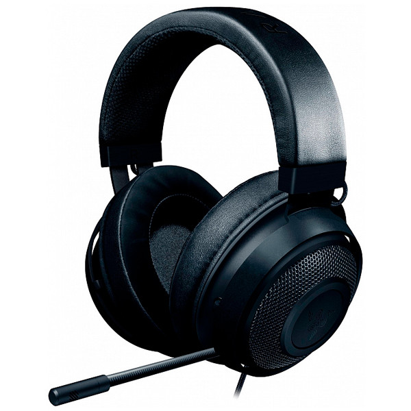 Гарнитура Razer Kraken, 12Hz-28kHz, 32 Om, 109 dB, mic100Hz-10kHz, -45dB, 1.3 + 2m, Black