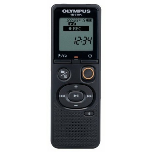 Диктофон цифровой Olympus VN-541PC, 4Gb, WMA, 1.39", USB, 2xAAA, Black