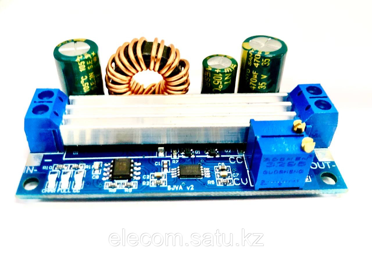 DC-DC понижающий преобразователь IN: 5v-30v OUT: 0.5v-30v 4A