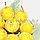 Букетик декоративный ягоды в сахаре желтые, фото 5