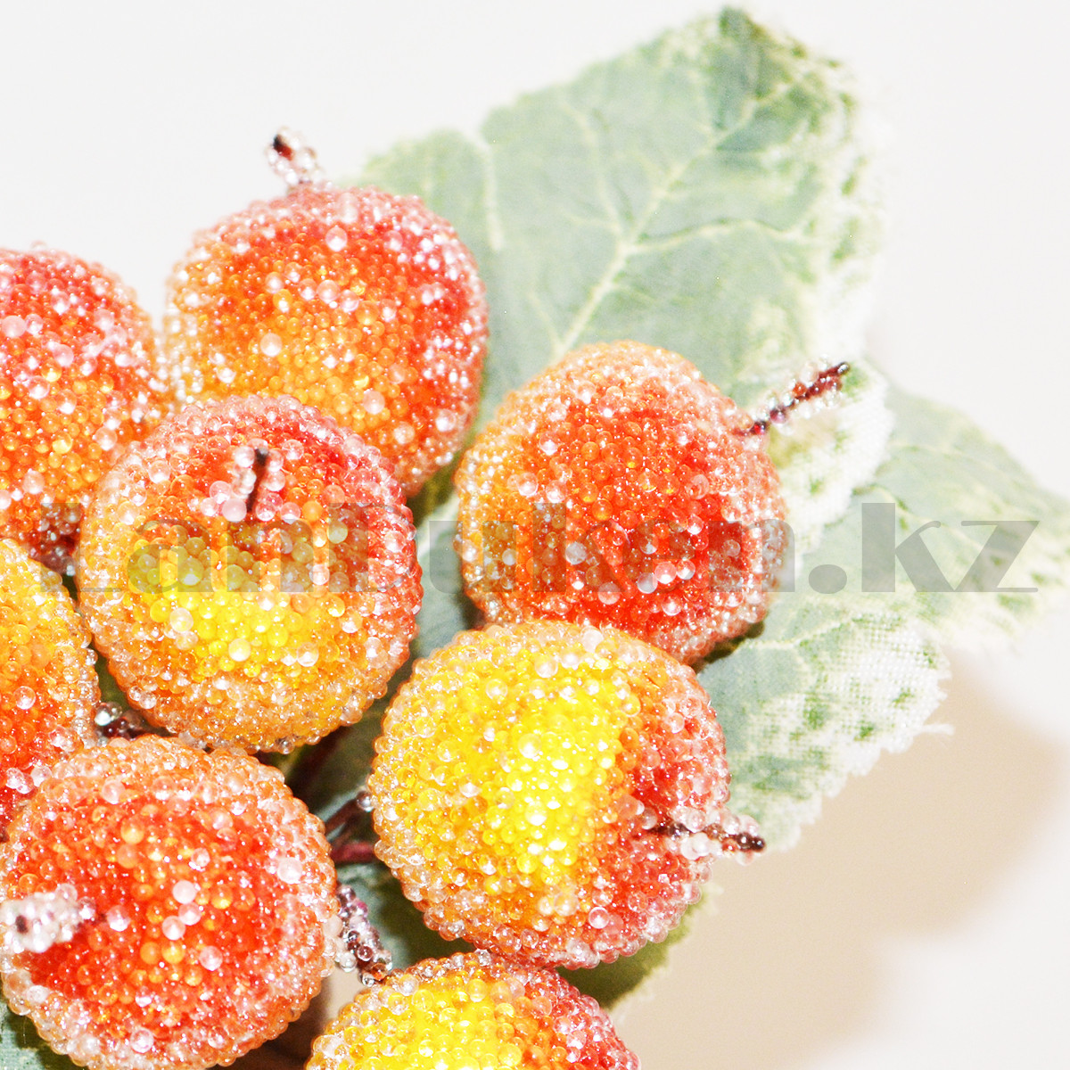 Букетик декоративный ягоды в сахаре красно-желтые - фото 6 - id-p93525826