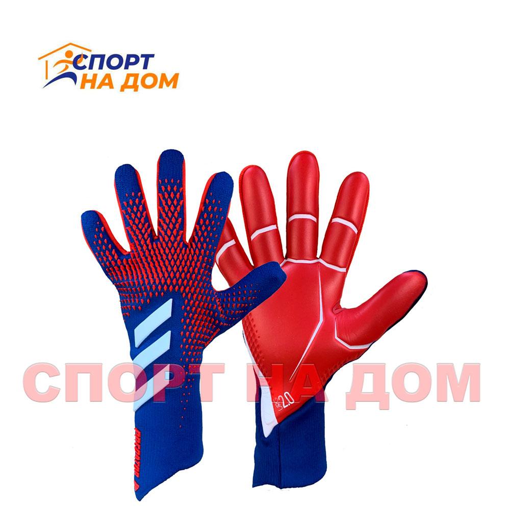 Футбольные перчатки вратаря Predator Adidas DEMONSKIN (реплика)