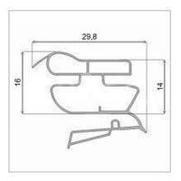 Уплотнитель 1015*520 мм для холодильника Ardo FDP 21A х.к.