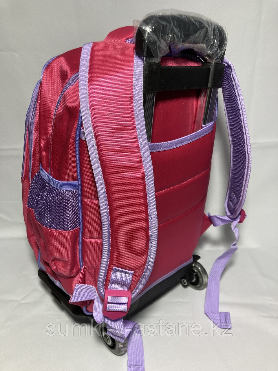 Школьный рюкзак на колёсах, для девочек в начальные классы.(высота 47 см, ширина 29 см, глубина 16 см) - фото 6 - id-p93531126