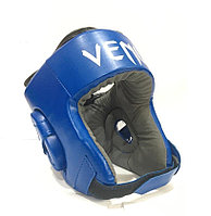 Боксёрский шлем Venum Размер S Кожзам (цвет синий)
