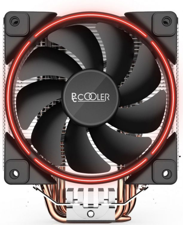 Кулер PCCooler GI-X5R V2 Corona, Red LED - фото 2 - id-p93531570