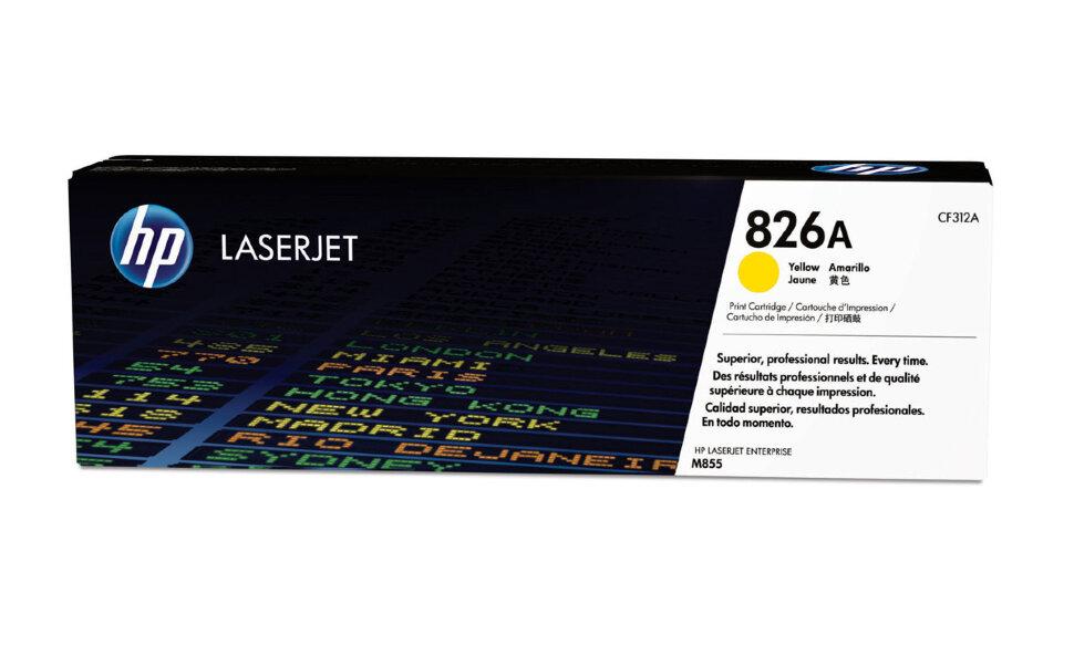 Картридж HP CF312A (826A) Yellow для Color LaserJet M855dn/M855x+/M855xh