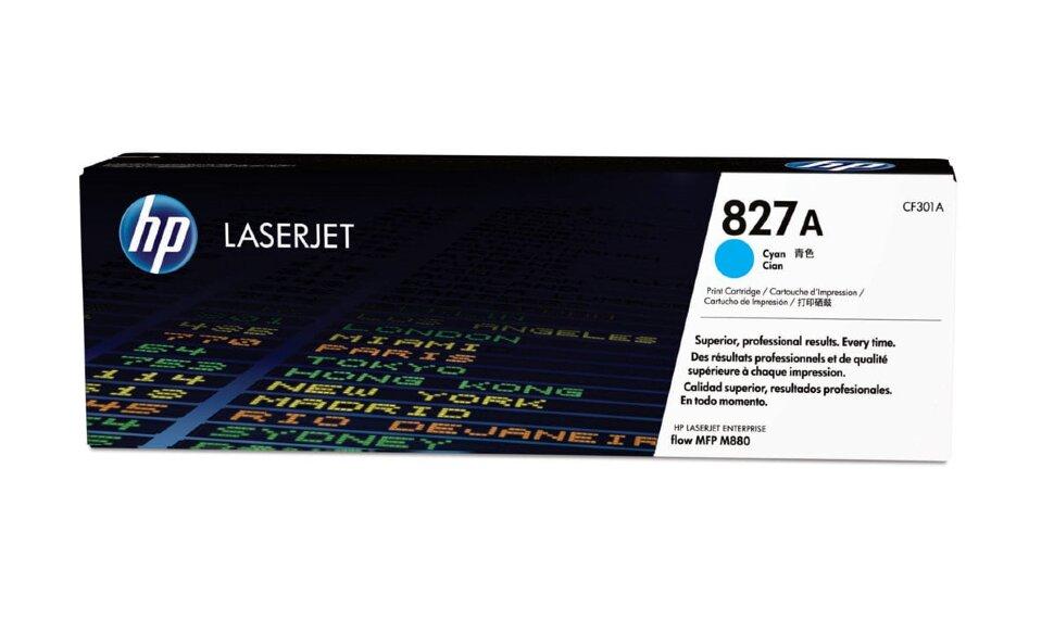 Картридж HP CF301A (827A) Cyan для Color LaserJet M880z/M880z+