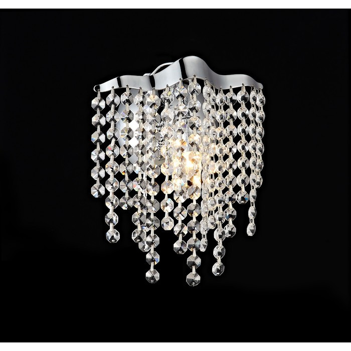 Бра CL325311 "Рита" 1x60W G9 хром/прозр. 13x20x30 см
