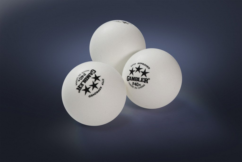 Шарики для настольного тенниса Gambler p40+ ball , 6 шт. ITTF - фото 2 - id-p93546215