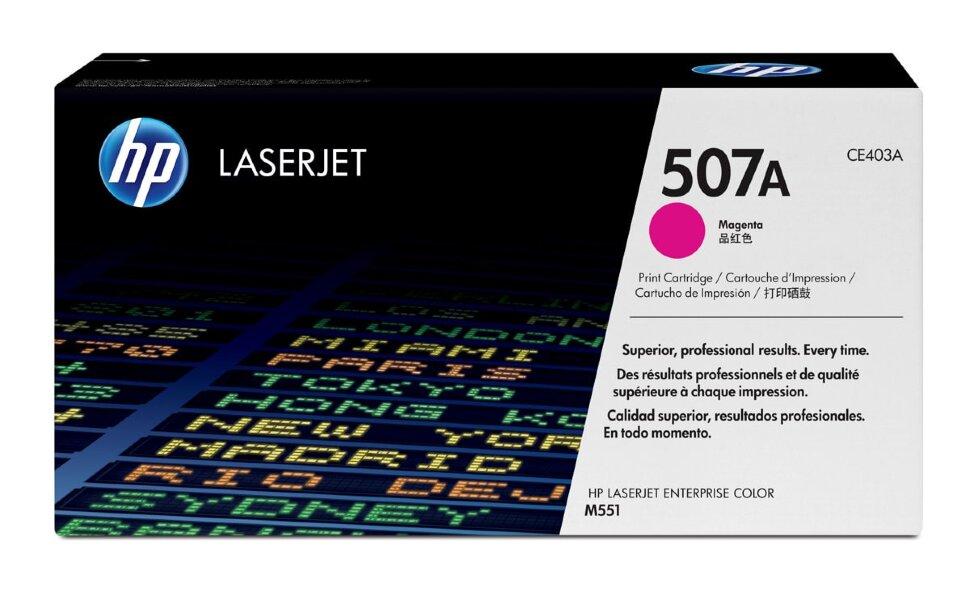 Картридж HP CE403A (507A) Magenta для Color LaserJet M551/MFP M570/MFP M575