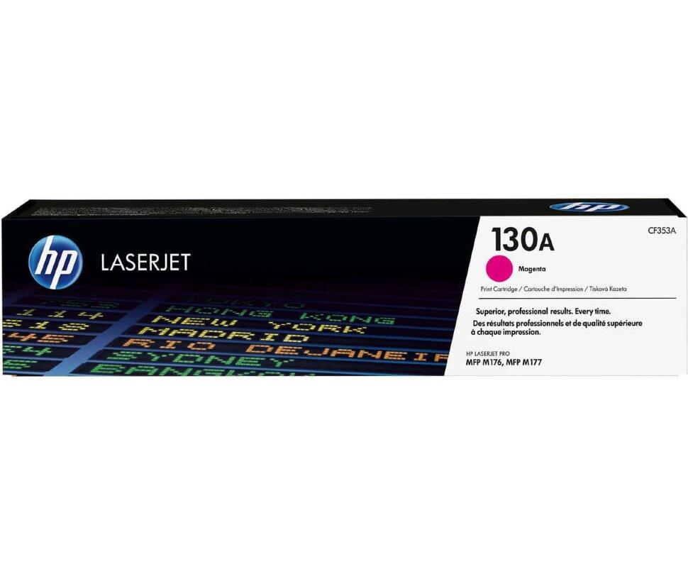 Тонер-картридж HP CF353A (130A) Magenta для Color LaserJet Pro M176n/M177fw