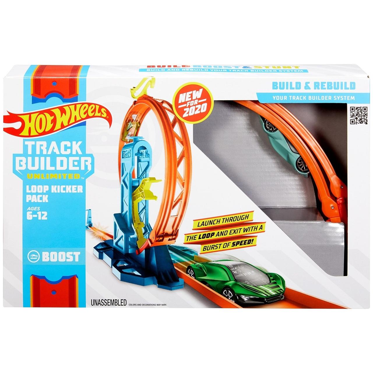 Hot Wheels Игровой набор Большая Петля с ускорителем Хот Вилс GLC90