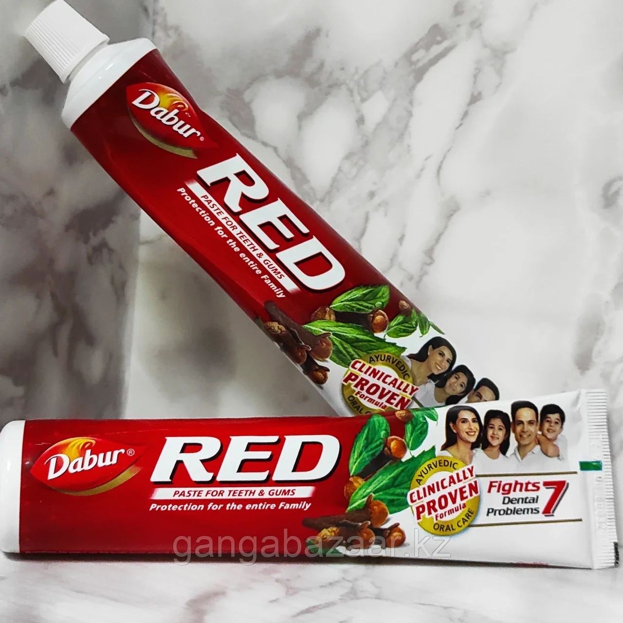 Аюрведическая зубная паста Ред Дабур (Red Dabur) с перцем, гвоздикой, мятой, корицей, 200 гр