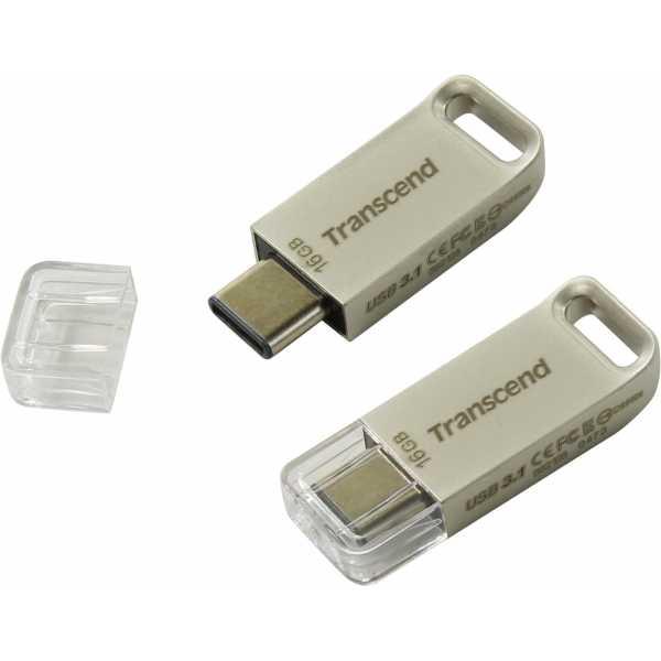 USB-накопитель 16Gb Transcend JetFlash 850S, золотой