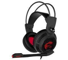 Гарнитура MSI DS502 Gaming, 20Hz-20kHz, 32 Om, 105dB, 2m, Black-Red, фото 1