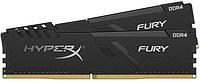 DDR-4 DIMM 16Gb/3000MHz PC24000 Kingston HyperX Fury, 2x8Gb Kit, Black, CL15-17-17, V1.35, BOX