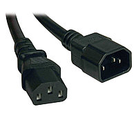 Кабель питания CyberPower (EX1018BKC14-C13) IEC 320 (C13) - IEC 320 (C14) (1.8м.) 10А