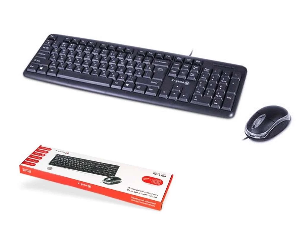 Клавиатура + Мышь X-Game XD-1100OUB проводные (комплект)