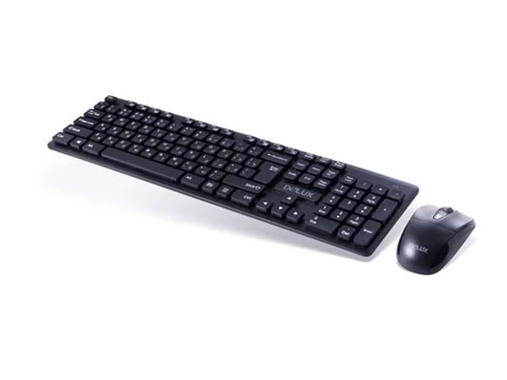 Клавиатура + Мышь Delux DLD-1505OGB беспроводные (комплект)