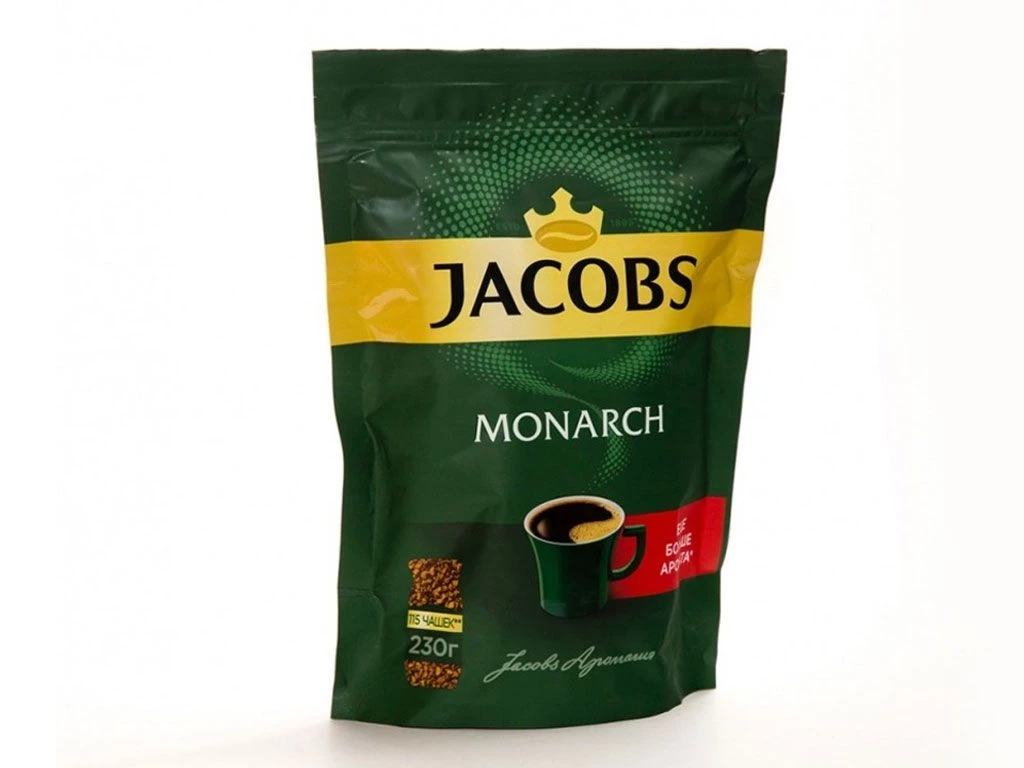 Кофе растворимый Jacobs Monarch, 230 гр, мягкая упаковка
